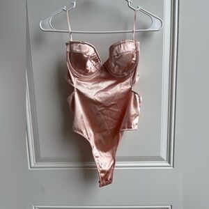 Out from Under | Urban Outfitters | satin bodysuit | M